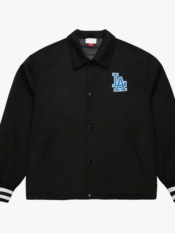 LA Dodgers Oversweep Black Varsity Wool Jacket