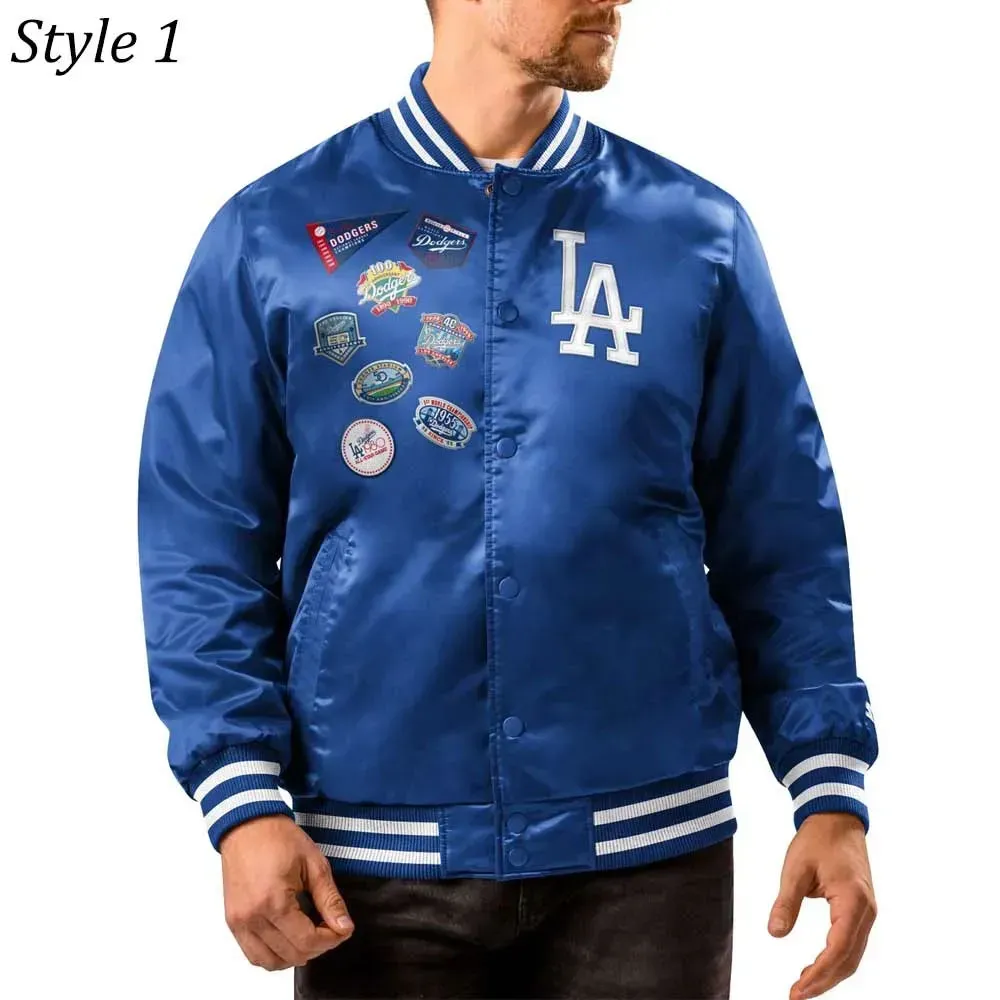 LA Dodgers Patch Royal Jacket LA Dodgers Patch Royal Jacket
