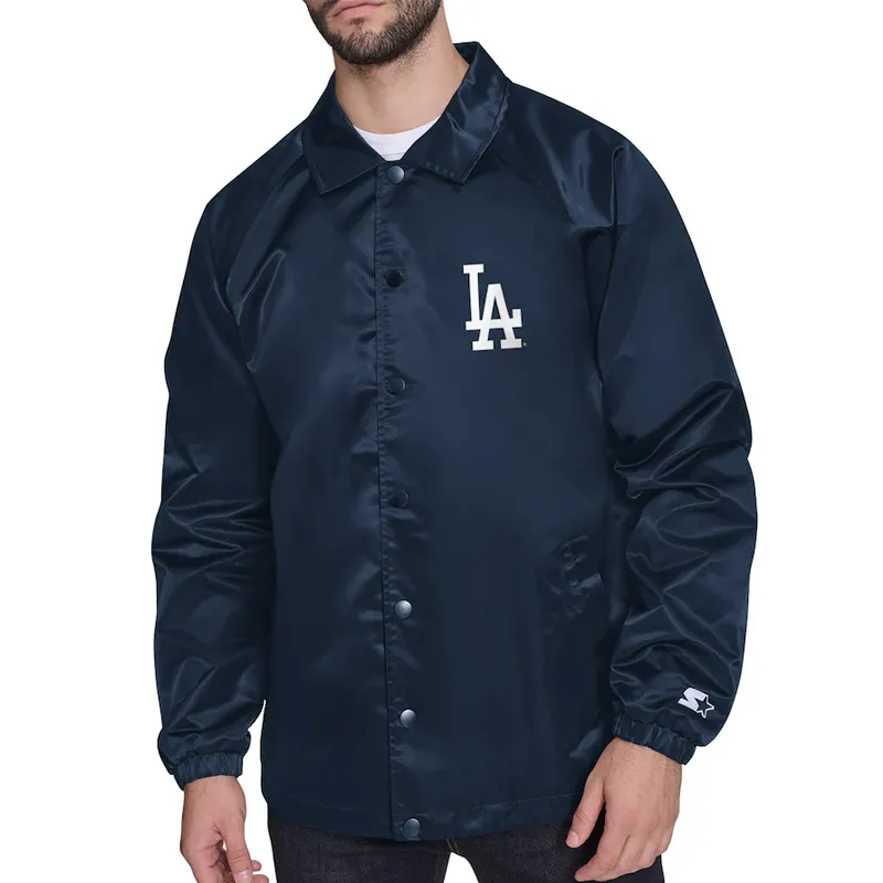 LA Dodgers Retro Logo Coaches Jacket LA Dodgers Retro Logo Coaches Jacket