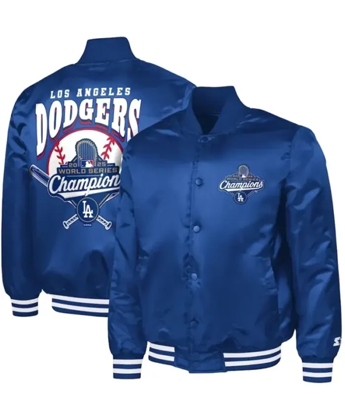 LA Dodgers Royal Adaptive Champions Starter Jacket LA Dodgers Royal Adaptive Champions Starter Jacket