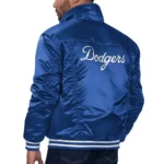 LA Dodgers Royal Silver Tab Trucker Jacket