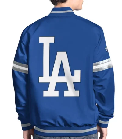 LA Dodgers Scout Varsity Satin Jacket