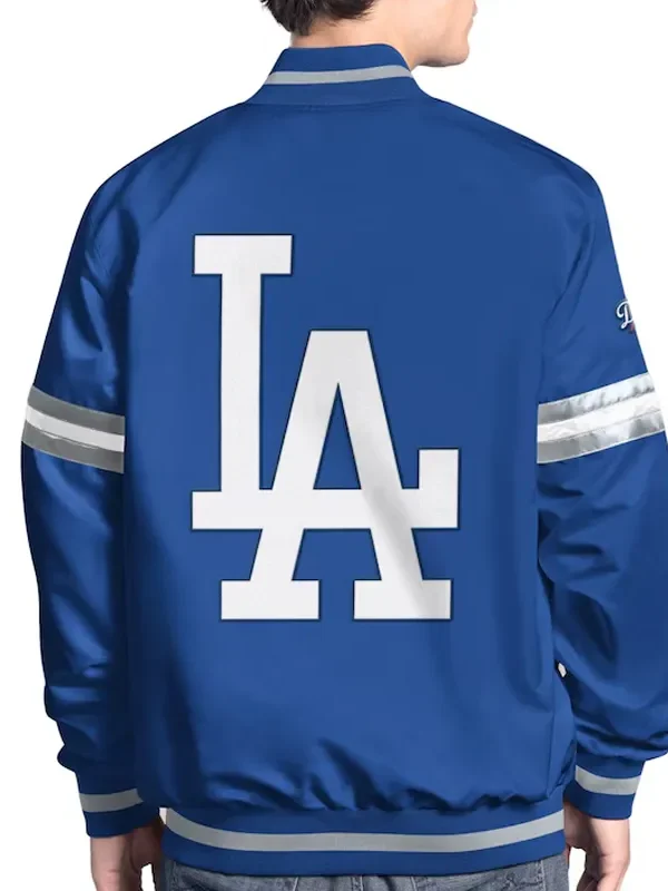 LA Dodgers Scout Varsity Satin Jacket