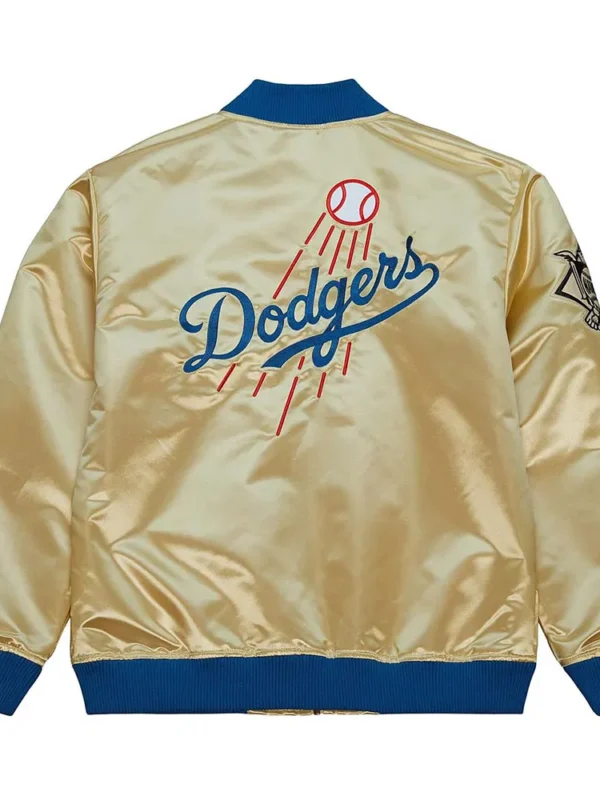 LA Dodgers Team OG 2.0 Gold Satin Jacket