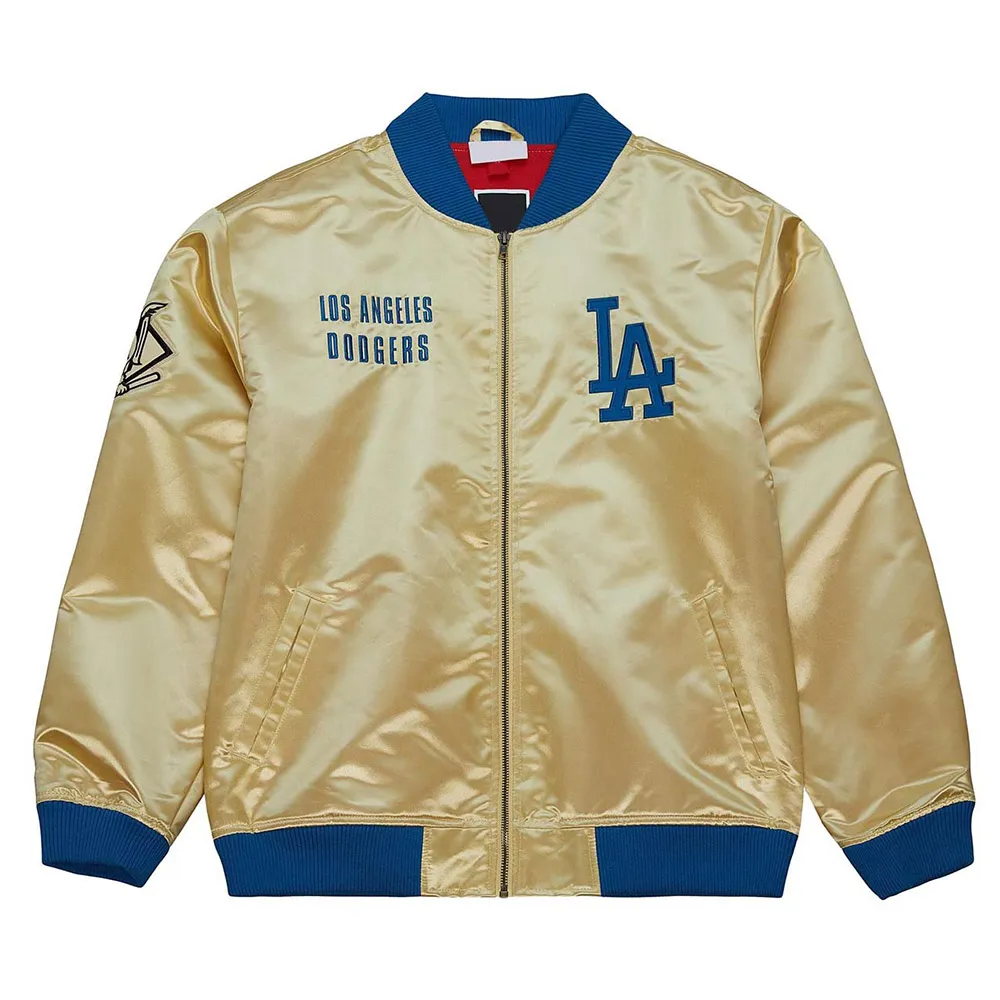 LA Dodgers Team OG 2.0 Gold Satin Jacket LA Dodgers Team OG 2.0 Gold Satin Jacket