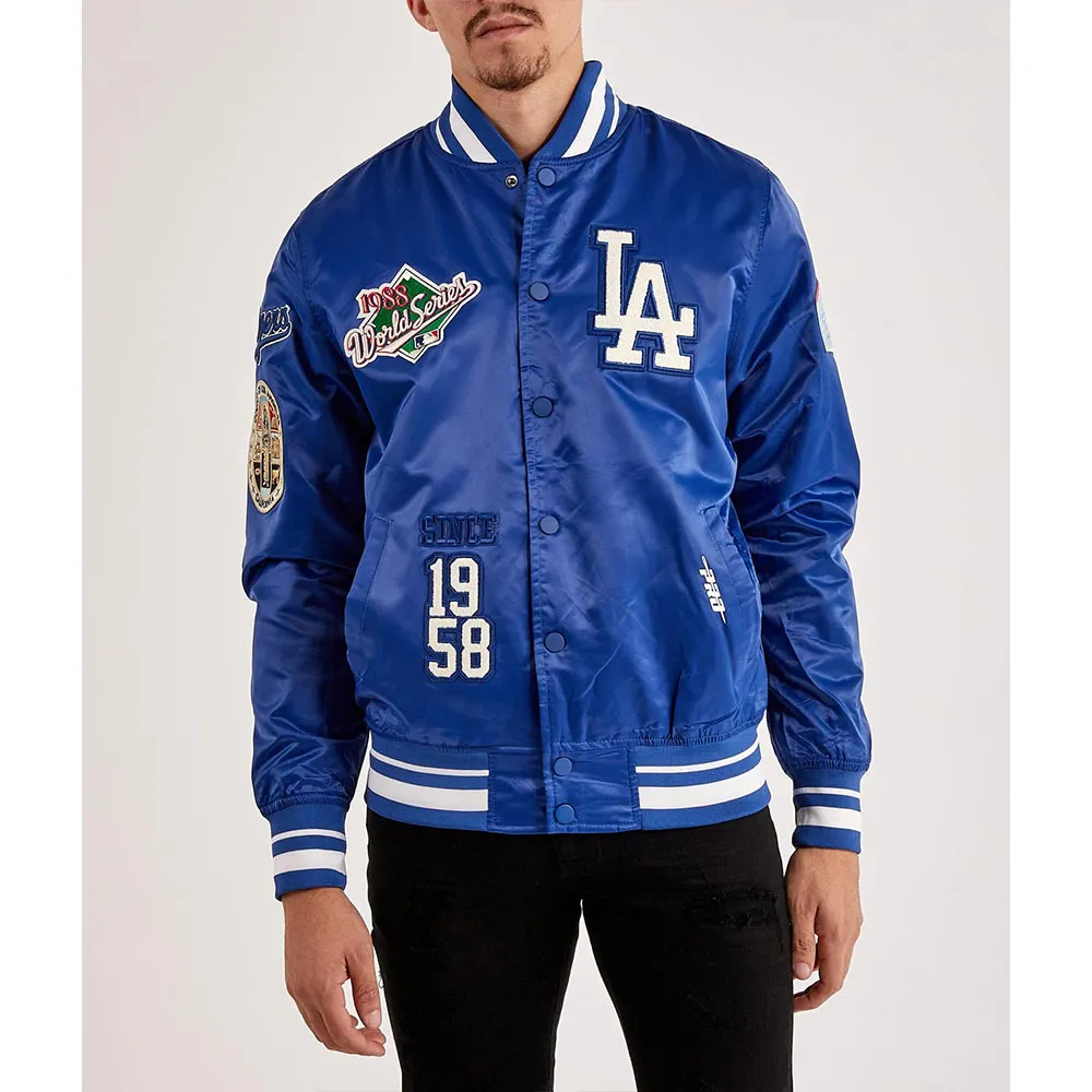 LA Dodgers World Series 1988 Varsity Satin Jacket LA Dodgers World Series 1988 Varsity Satin Jacket