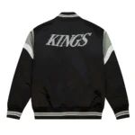 LA Kings Black Heavyweight Satin Jacket