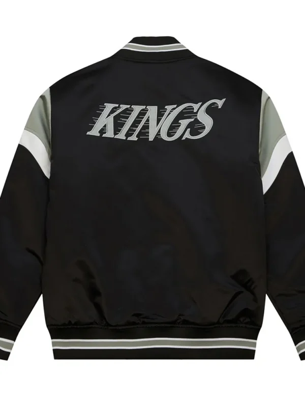 LA Kings Black Heavyweight Satin Jacket