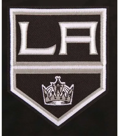 LA Kings Bomber Black Lightweight Nylon Jacket
