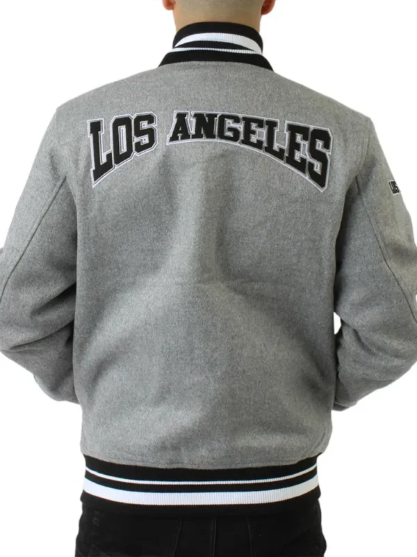 LA Kings Gray Varsity Wool Jacket