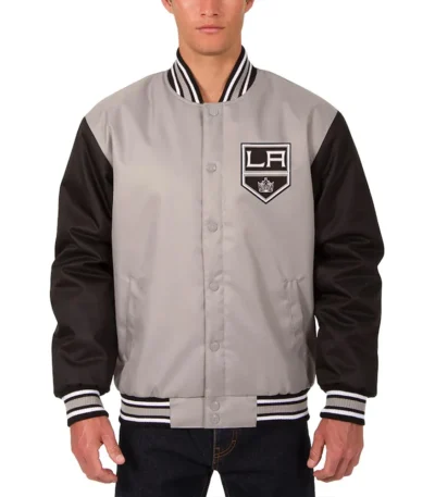 LA Kings Gray and Black Jacket