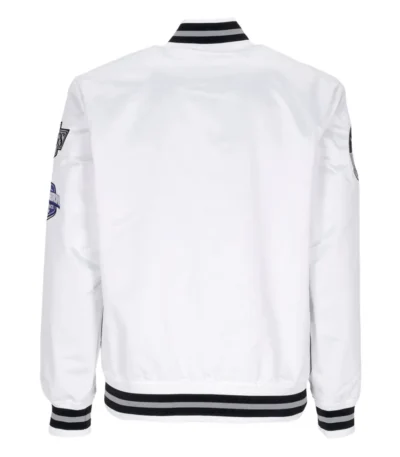 LA Kings Hometown Lightweight White Satin Jacket