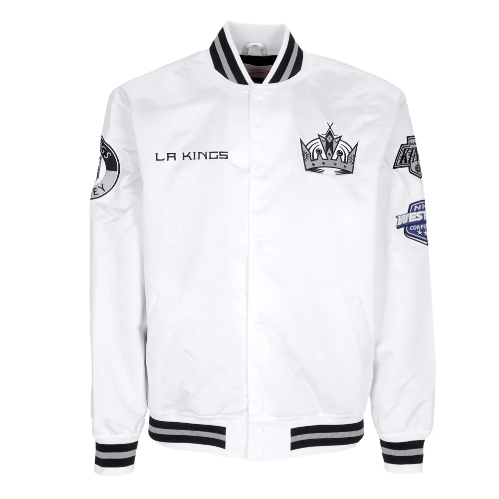 LA Kings Hometown Lightweight White Satin Jacket LA Kings Hometown Lightweight White Satin Jacket