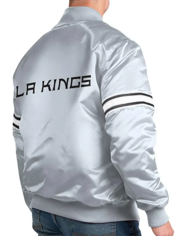 LA Kings Silver Satin Jacket