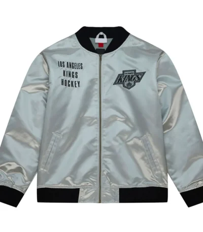 LA Kings Team OG 2.0 Silver Satin Jacket