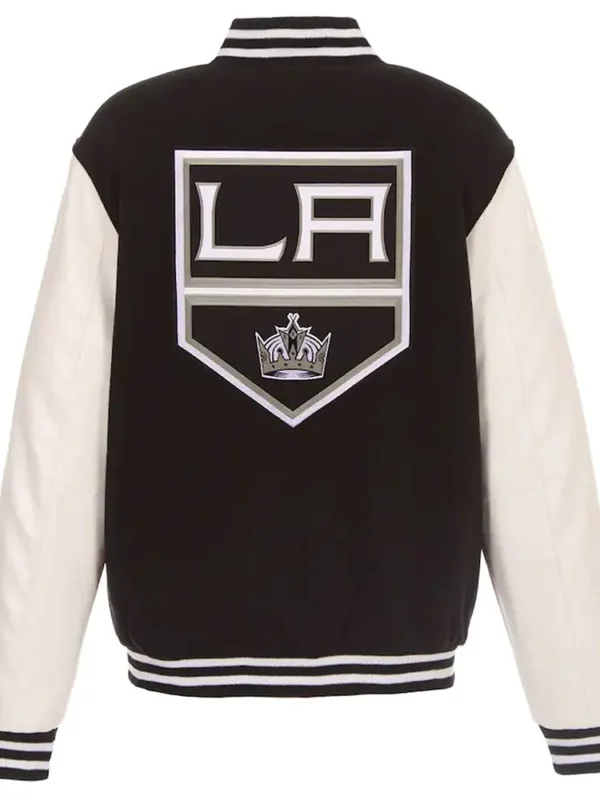 LA Kings Varsity Black and White Jacket