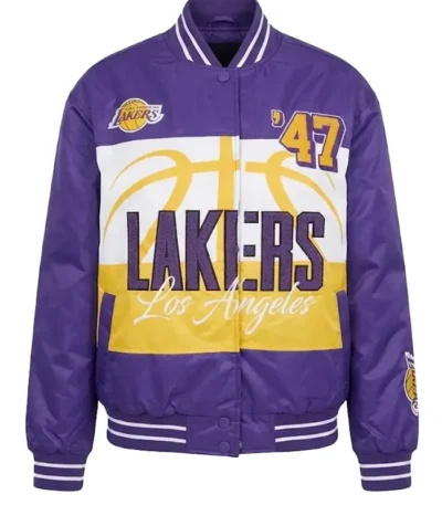 LA Lakers Twill Bomber Jacket