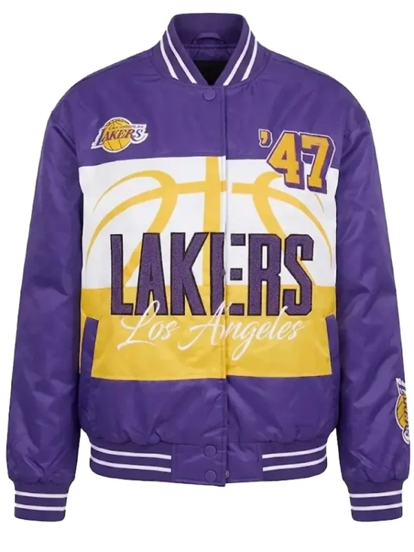 LA Lakers Twill Bomber Jacket
