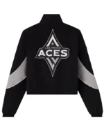 Las Vegas Aces OVO Black-Silver Track Jacket