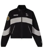 Las Vegas Aces OVO Black-Silver Track Jacket