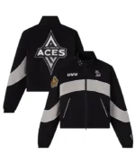 Las Vegas Aces OVO Black-Silver Track Jacket