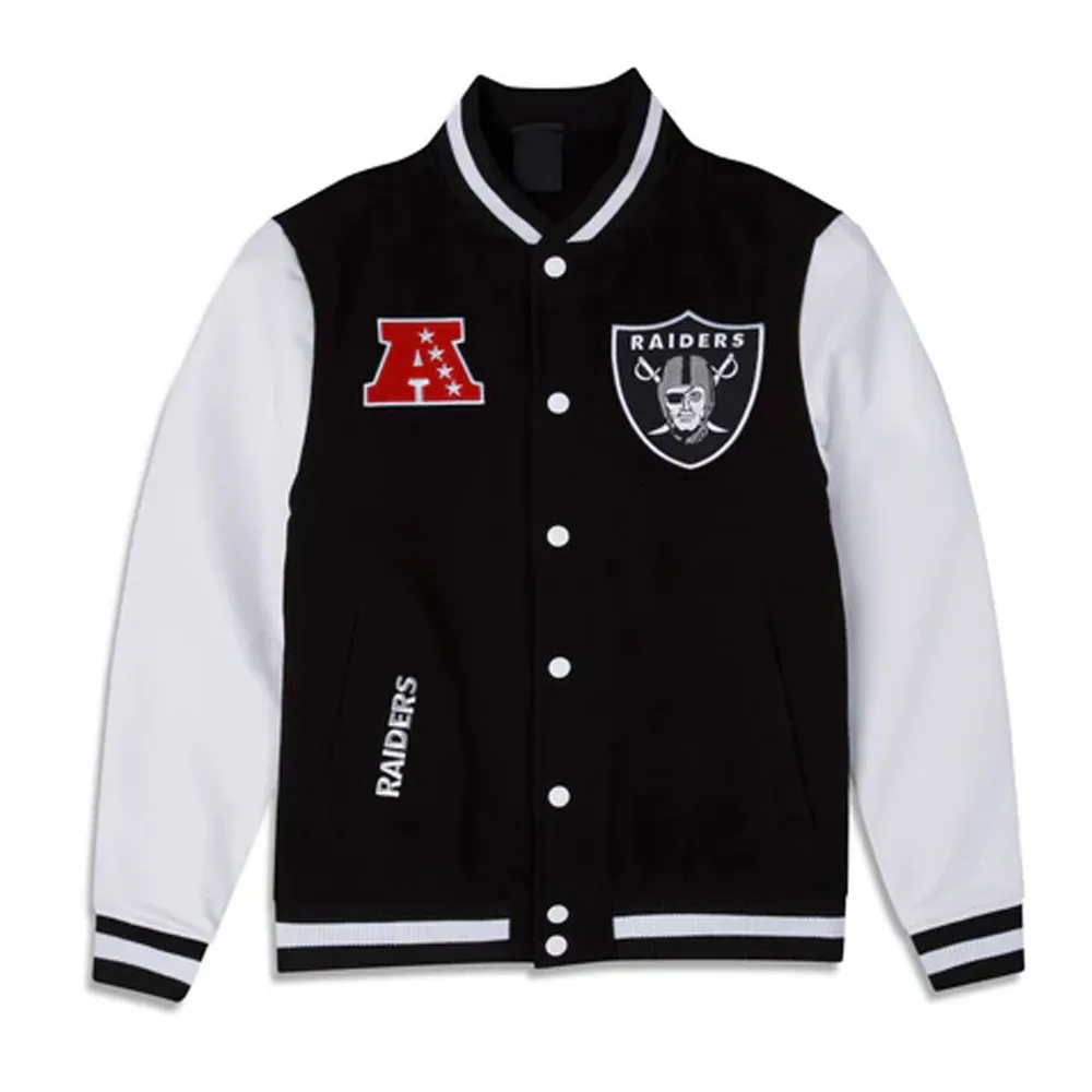 Las Vegas Raiders 3rd Down Varsity Jacket Las Vegas Raiders 3rd Down Varsity Jacket