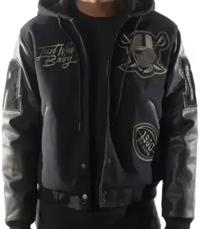 Las Vegas Raiders Antonio Pierce Varsity Jacket