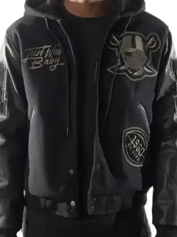Las Vegas Raiders Antonio Pierce Varsity Jacket