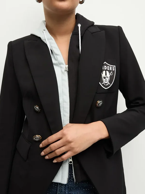 Las Vegas Raiders Black Blazer