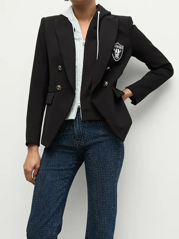 Las Vegas Raiders Black Blazer