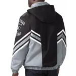 Las Vegas Raiders Black-Silver Maximum Hooded Jacket