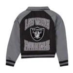 Las Vegas Raiders Black and Gray Throwback Jacket