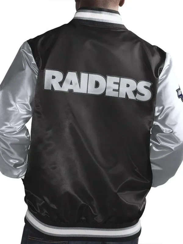Las Vegas Raiders Black and Silver Jacket