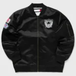Las Vegas Raiders Bomber Black Lightweight Satin Jacket