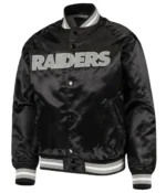 Las Vegas Raiders Bomber Lightweight Black Jacket