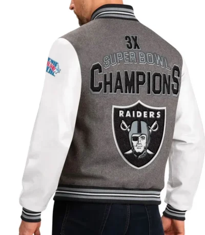Las Vegas Raiders Challenger Varsity Jacket