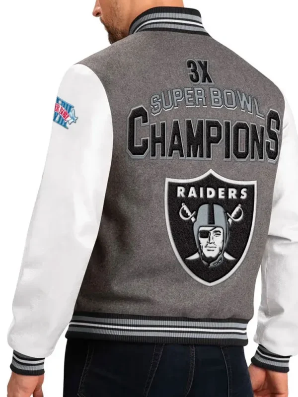 Las Vegas Raiders Challenger Varsity Jacket