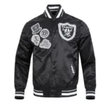 Las Vegas Raiders Diy Pick Stitch Classic Rib Satin Jacket