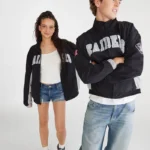 Las Vegas Raiders Full-Zip Black and White Track Jacket