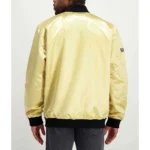Las Vegas Raiders Lightweight Gold Satin Jacket