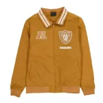 Las Vegas Raiders Logo Select Light Bronze Jacket