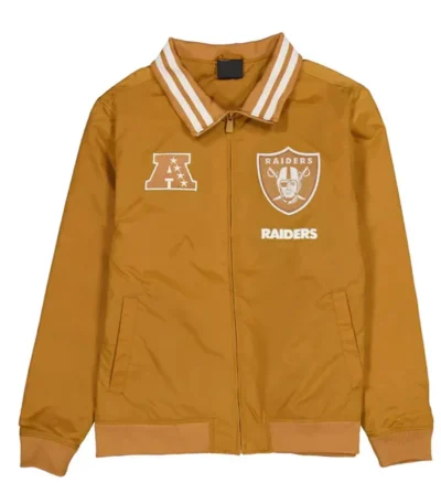 Las Vegas Raiders Logo Select Light Bronze Jacket