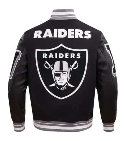 Las Vegas Raiders Mashup Classic Rib Varsity Jacket
