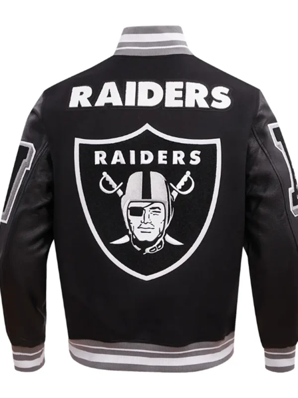 Las Vegas Raiders Mashup Classic Rib Varsity Jacket