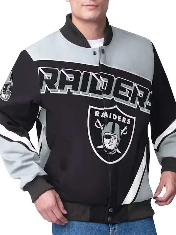 Las Vegas Raiders Maximum Racing Black Jacket