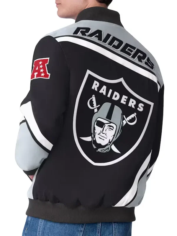 Las Vegas Raiders Maximum Racing Black Jacket