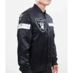 Las Vegas Raiders Pro Black Satin Jacket