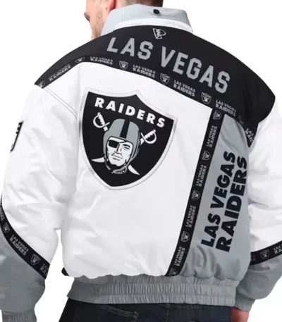 Las Vegas Raiders Pro Player Tape Full-Zip Hoodie Jacket