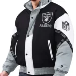 Las Vegas Raiders Pro Player Tape Full-Zip Hoodie Jacket