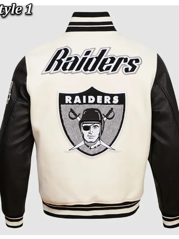 Las Vegas Raiders Retro Classic Rib Varsity Jacket